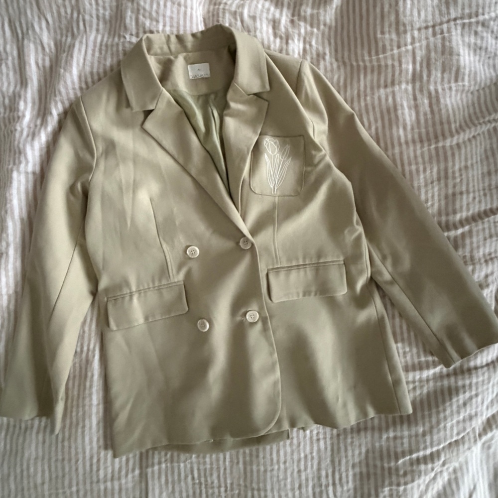 Muted Green Blazer